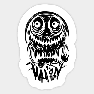 Weird Monster Design, Truth seeker, Printed Truth Gift Idea! Sticker